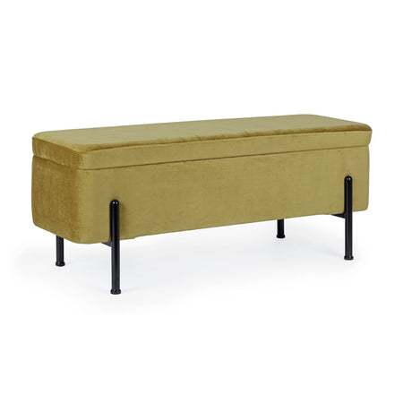 Panca Contenitore "Irina" per interno, con Struttura In Mdf E Compensato, da 110x42x42h cm
