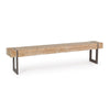 Panca Garrett per interno, con Struttura In Acciaio, da 200x30x45h cm