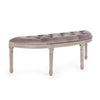 Panca Tilde per interno, con Struttura In Legno Di Betulla E Rubberwood, da 125x42x48h cm