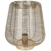 Lampada da tavolo Metal, con interruttore, color oro, da 33 cm