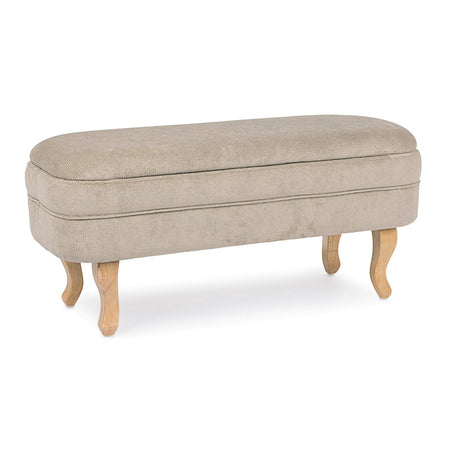 Panca Contenitore "Chenille" per interno, con Struttura In Legno Di Pino e Compensato, da 102x41x49h cm
