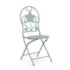 Sedia Harriet con acciaio verniciato a polvere epossidica, per arredo interno 40 x 40 x h 94 cm