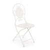 Sedia Emily con acciaio verniciato a polvere epossidica, per arredo interno 40 x 40 x h 94 cm