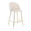 Sgabello da bar Carry per interno, Struttura In Acciaio E Compensato, 38 x  x 38 x 75 cm