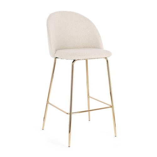 Sgabello da bar Carry per interno, Struttura In Acciaio E Compensato, 38 x  x 38 x 75 cm