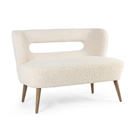 Divano 2 Posti "Cortina" per interno, Struttura In Legno Di Pino 115 x 68 x 78 h cm