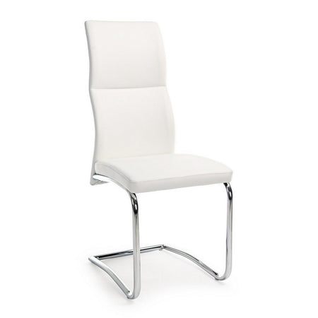 Sedia "Thelma" con struttura in acciaio, per arredo interno 43,5 x 62 x h 102 cm