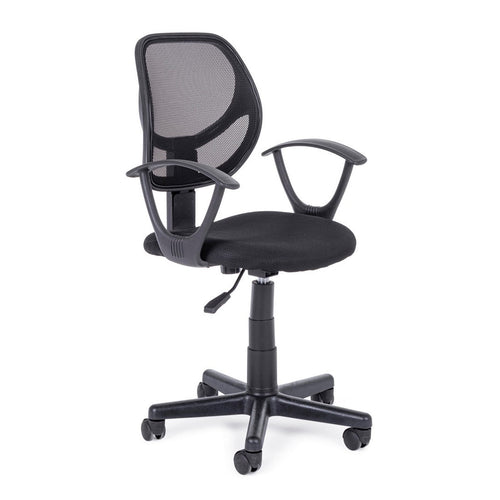 Poltrona Ella da ufficio ergonomica con braccioli, altezza regolabile