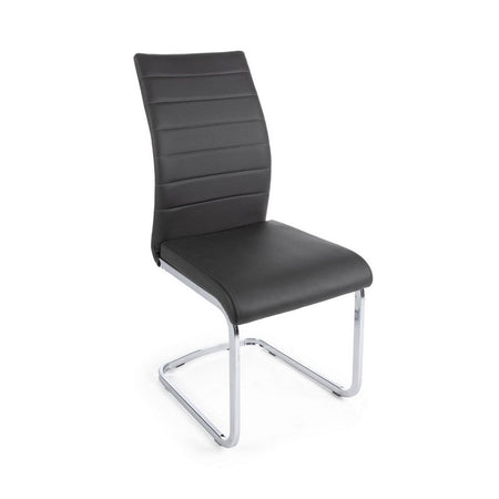 Sedia "Myra" con struttura seduta e schienale in compensato, per arredo interno 41 x 60 x h 98 cm