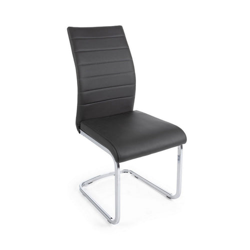 Sedia Myra con struttura seduta e schienale in compensato, per arredo interno 41 x 60 x h 98 cm