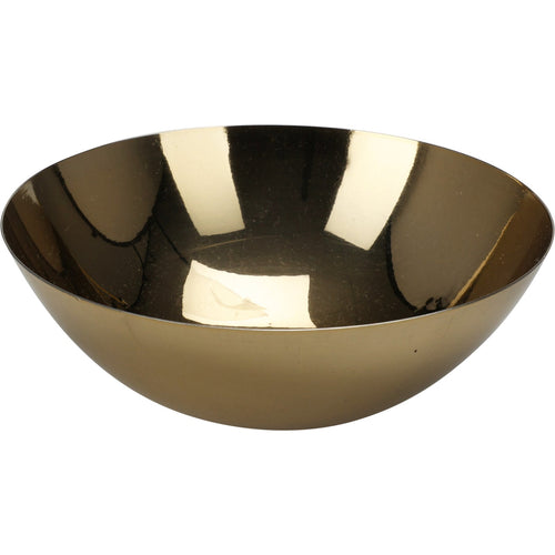 Ciotola per tavola, color oro, in acciaio Inox, da Ø 12 cm