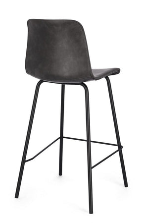 Sgabello per interno "Kyra" Gambe In Acciaio Verniciato A Polvere Epossidica, 38 x 44,5 x 93 h cm