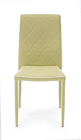 Sedia "Achille" con struttura in acciaio, per arredo interno 43,5 x 53,5 x h 92 cm