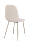 Sedia Irelia con struttura seduta e schienale in compensato, per arredo interno 52,5 x 42,5 x h 90 cm