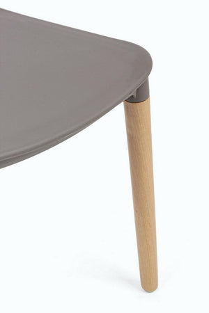 Sedia "Warren" con seduta in polipropilene (pp), per arredo interno 50 x 43 x h 83 cm