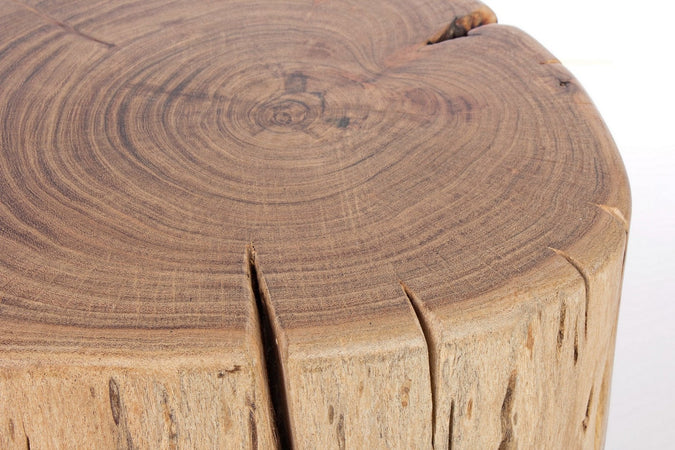 Sgabello per interno "Artur" Struttura In Legno Di Acacia, Gambe In Acciaio Verniciato A Polvere Epossidica