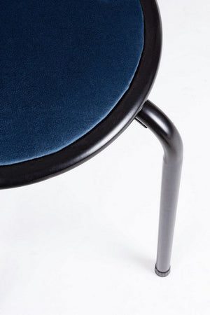 Sgabello per interno "Amal" Struttura In Tubolare Di Acciaio Verniciato A Polvere Ø 19Mm, 30 x 30 x 45 h cm