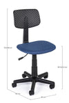 Poltrona Artemis da ufficio ergonomica con braccioli, altezza regolabile