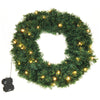 Ghirlanda natalizia con Luci luminose, a batteria, con timer, appendibile