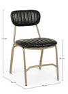 Sedia Addy con struttura in acciaio verniciato a polvere epossidica, per arredo interno 44 x 55 x h 80 cm