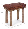 Sgabello per interno Charleston Struttura In Legno Di Mango, 54 x 30 x 53 h cm