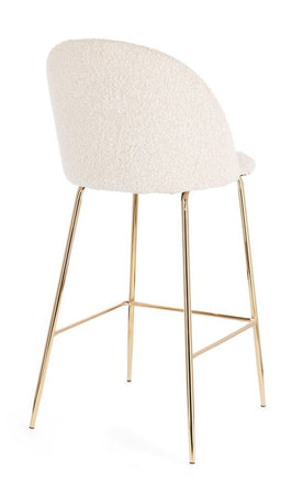Sgabello da bar Carry per interno, Struttura In Acciaio E Compensato, 38 x  x 38 x 75 cm