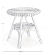Tavolino Alliss in rattan e fibre naturali, per esterno, da 52 x 52 cm