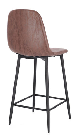 Sgabello per interno "Irelia" Struttura Seduta E Schienale In Compensato, 46 x 39 x 92 h cm