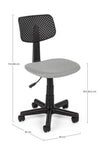 Poltrona Artemis da ufficio ergonomica con braccioli, altezza regolabile