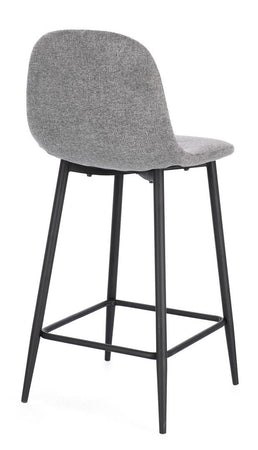 Sgabello per interno "Irelia" Struttura Seduta E Schienale In Compensato, 46 x 39 x 92 h cm