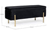 Panca Contenitore Irina per interno, con Struttura In Mdf E Compensato, da 110x42x42h cm