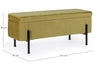 Panca Contenitore Irina per interno, con Struttura In Mdf E Compensato, da 110x42x42h cm
