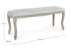 Panca Mathilde per interno, con Struttura In Legno Di Betulla E Rubberwood, da 110x36x47h cm