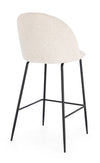Sgabello da bar Carry per interno, Struttura In Acciaio E Compensato, 38 x  x 38 x 75 cm