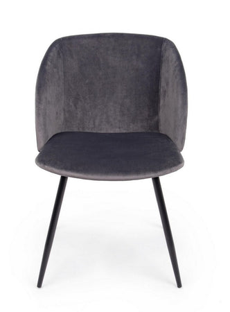 Sedia "Crown" con struttura in compensato, per arredo interno 53 x 60 x h 82 cm