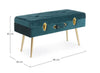 Panca Contenitore Polina per interno, con Struttura In Mdf, da 80x34x42h cm