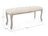 Panca Mathilde per interno, con Struttura In Legno Di Betulla E Rubberwood, da 110x36x47h cm