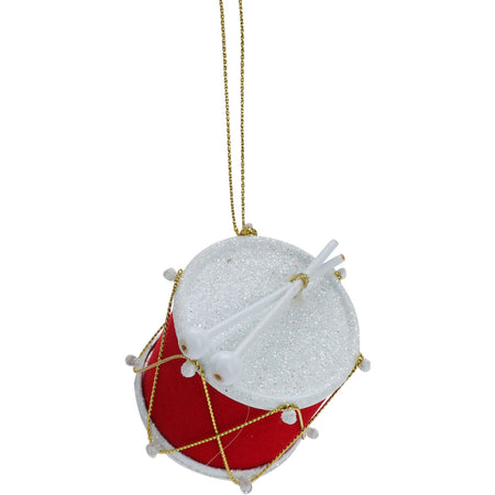 Pendente per albero di Natale a forma di Tamburo, decorazione da 45 mm