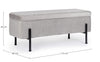 Panca Contenitore Irina per interno, con Struttura In Mdf E Compensato, da 110x42x42h cm