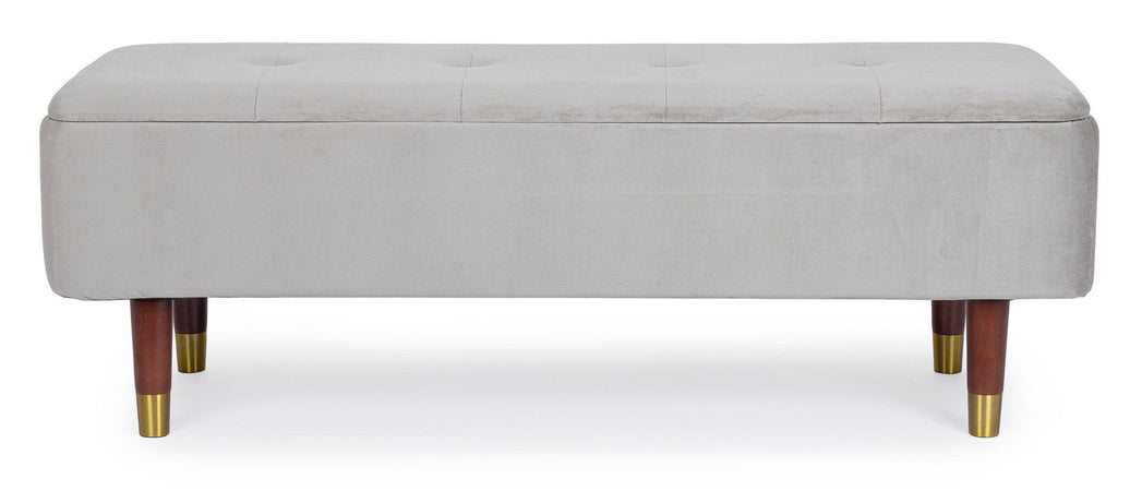 Panca Contenitore "Kira" per interno, con Struttura In Mdf E Compensato, da 120x42x42h cm