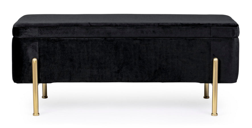 Panca Contenitore "Irina" per interno, con Struttura In Mdf E Compensato, da 110x42x42h cm
