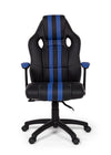 Poltrona Spider da gaming ed ufficio ergonomica, con braccioli, schienale reclinabile e ruote