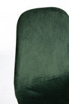 Sedia Irelia con struttura seduta e schienale in velluto, per arredo interno 52,5 x 42,5 x h 90 cm
