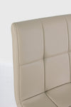 Sgabello da bar Bruce per interno, Gambe In Tubolare Di Acciaio Verniciato Effetto Legno, 46 x 40 x 108 cm