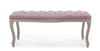 Panca Mathilde per interno, con Struttura In Legno Di Betulla E Rubberwood, da 110x36x47h cm