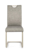 Sedia Kenneth con gambe in acciaio verniciato a polvere epossidica, per arredo interno 42 x 56 x h 102 cm