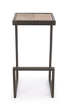 Sgabello da bar Blocks per interno, Struttura In Acciaio, 36 x 32 x 70 cm