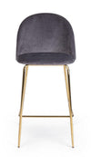 Sgabello da bar Carry per interno, Struttura In Acciaio E Compensato, 38 x  x 38 x 75 cm