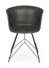 Sedia Loft con gambe in acciaio verniciato a polvere epossidica, per arredo interno 56 x 54 x h 76 cm
