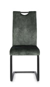 Sedia Kenneth con gambe in acciaio verniciato a polvere epossidica, per arredo interno 42 x 56 x h 102 cm